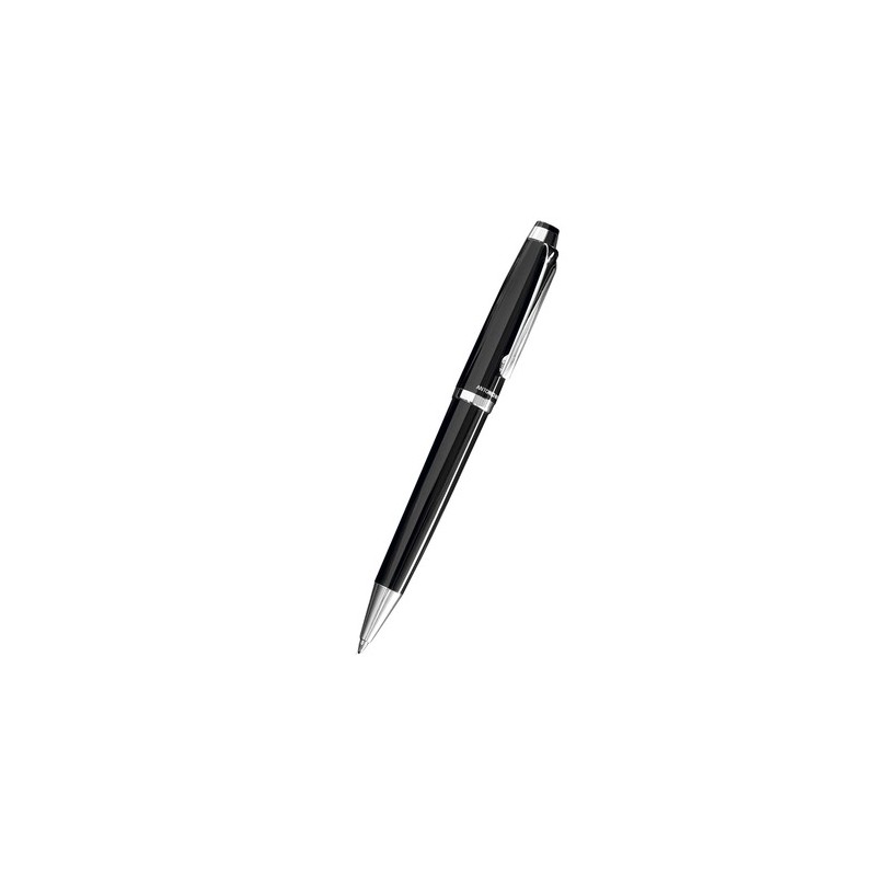 Stylo Bille Personnalisé Éco-responsable - Dayo Matières : métal Couleurs : noir marquage laser ultra précis