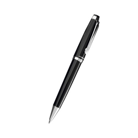 Stylo Bille Personnalisé Éco-responsable - Dayo Matières : métal Couleurs : noir marquage laser ultra précis