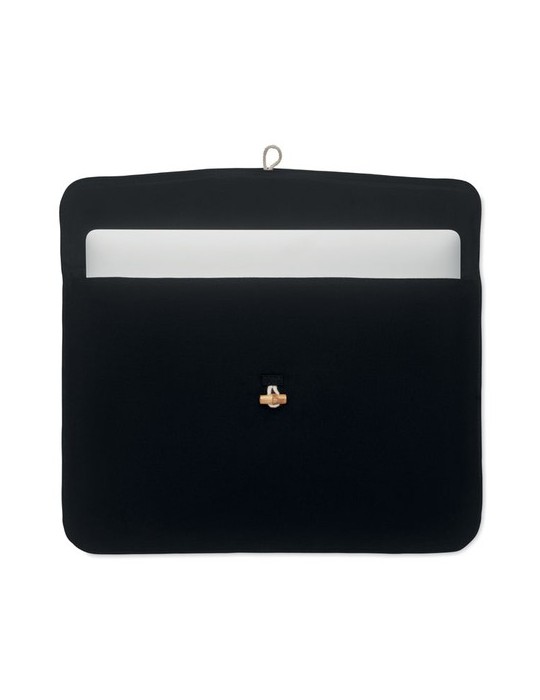 Pochette en coton pour ordinateur 15 pouces personnalisée pas cher - COTIN