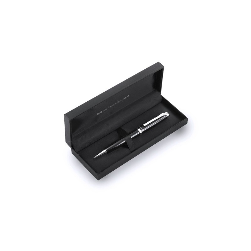 Stylo Bille Personnalisé Éco-responsable - Dayo Matières : métal Couleurs : noir objet promotionnel éco-responsable