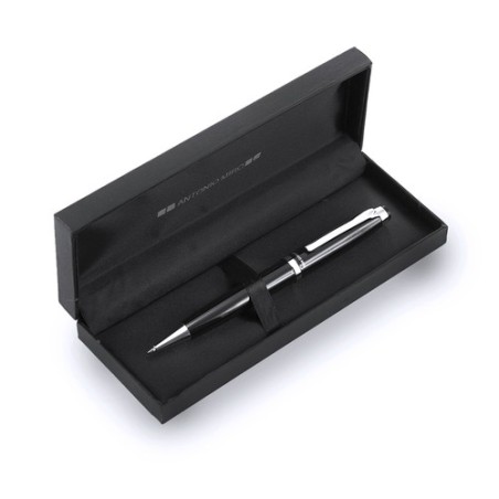 Stylo Bille Personnalisé Éco-responsable - Dayo Matières : métal Couleurs : noir objet promotionnel éco-responsable