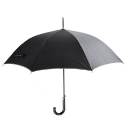 Parapluie Résistant Personnalisé Élégant à Prix Abordable - Campbell Matières : pongée Couleurs : noir