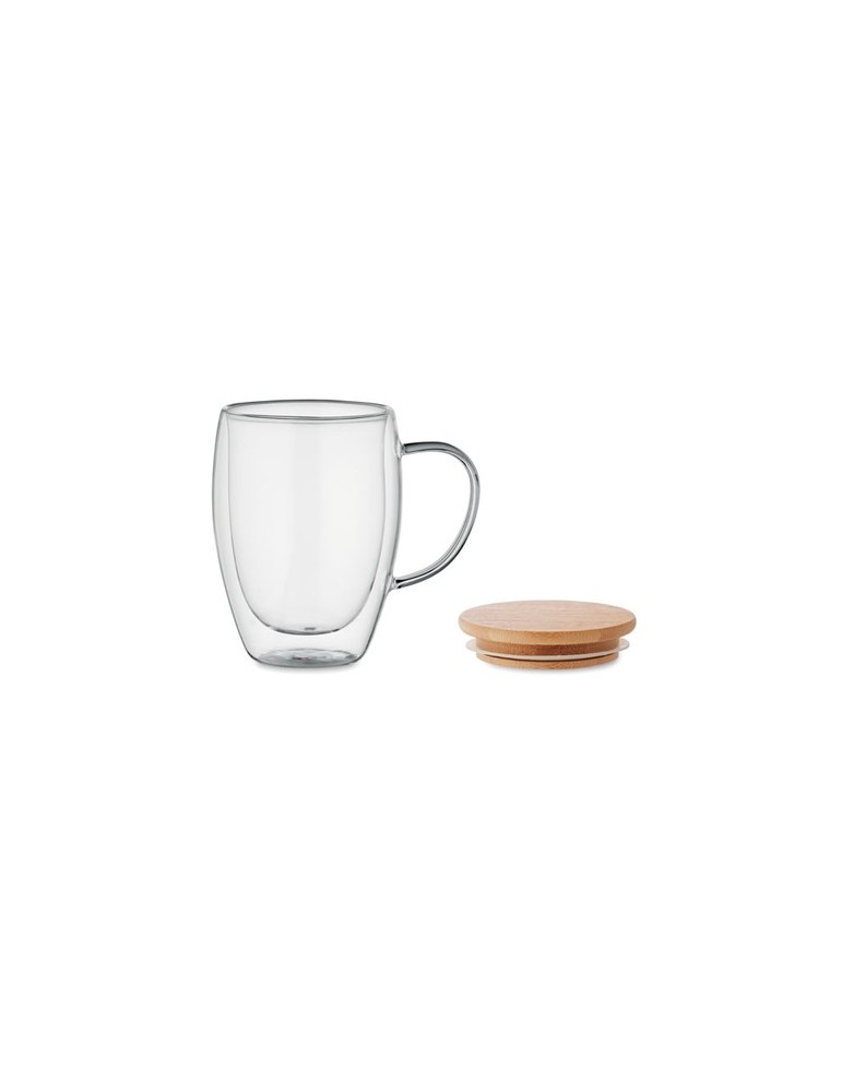 Mug en verre double paroi personnalisé - TIROL