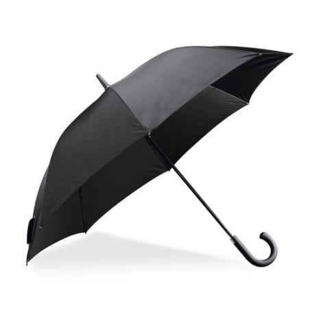 Parapluie Résistant Personnalisé Élégant à Prix Abordable - Campbell Matières : pongée Couleurs : noir cadeau entreprise pas che