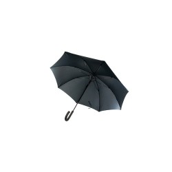 Parapluie Résistant Personnalisé Élégant à Prix Abordable - Campbell Matières : pongée Couleurs : noir marquage laser ultra préc