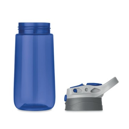 Bouteille personnalisée en Tritan™ 600ml SHIKU Matières : tritan Couleurs : bleu transparent marquage laser ultra précis
