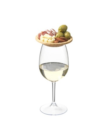Wooosh Piccolo Bamboo Wine Glass Topper