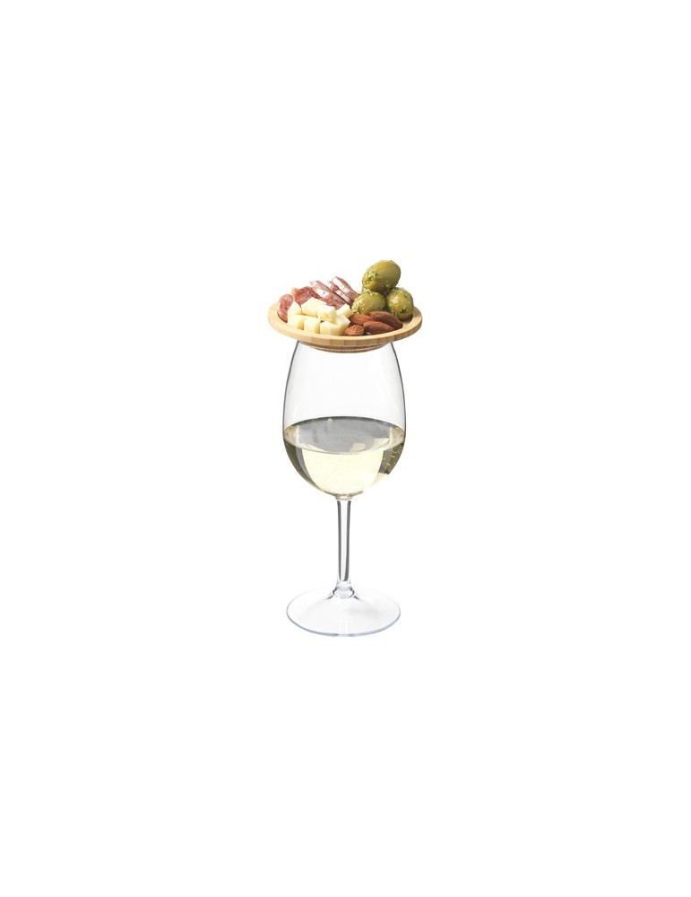 Wooosh Piccolo Bamboo Wine Glass Topper