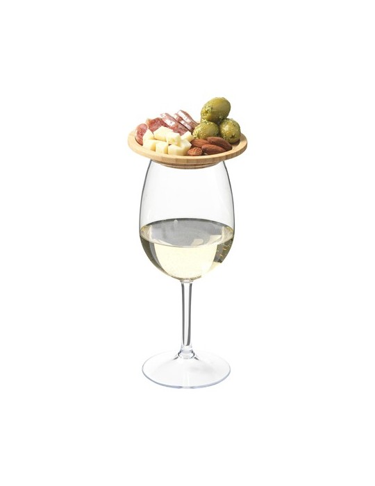 Wooosh Piccolo Bamboo Wine Glass Topper