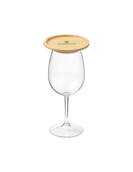 Wooosh Piccolo Bamboo Wine Glass Topper
