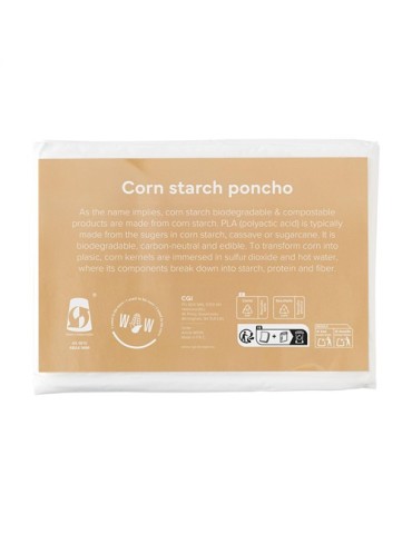 Corn Poncho veste de pluie
