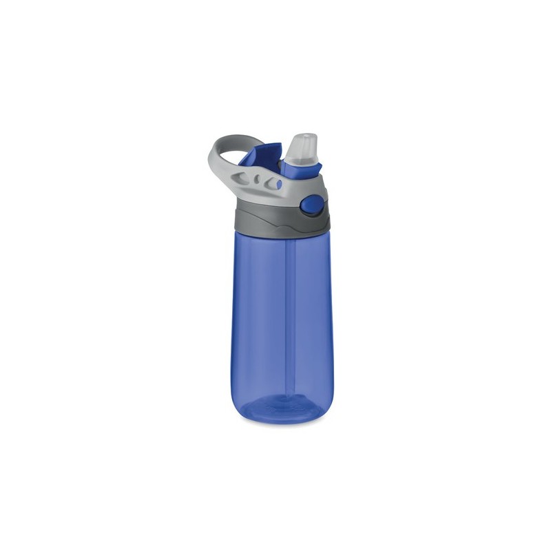 Bouteille personnalisée en Tritan™ 600ml SHIKU Matières : tritan Couleurs : bleu transparent objet publicitaire robuste