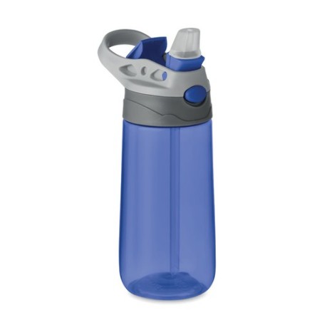 Bouteille personnalisée en Tritan™ 600ml SHIKU Matières : tritan Couleurs : bleu transparent objet publicitaire robuste