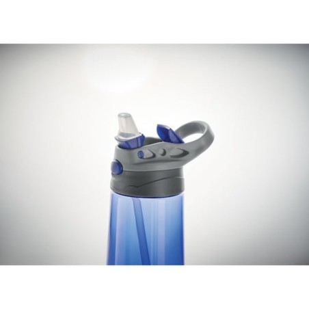 Bouteille personnalisée en Tritan™ 600ml SHIKU Matières : tritan Couleurs : bleu transparent goodies personnalisé en stock