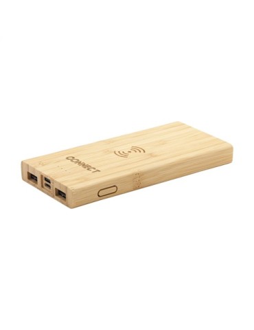 Bamboo 8000 Wireless Powerbank chargeur sans fil