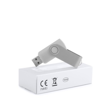 Clé USB Personnalisée 16Go Éco-responsable - Survet, Idéale pour vos Cadeaux d'Entreprise Couleurs : jaune objet promo petit bud