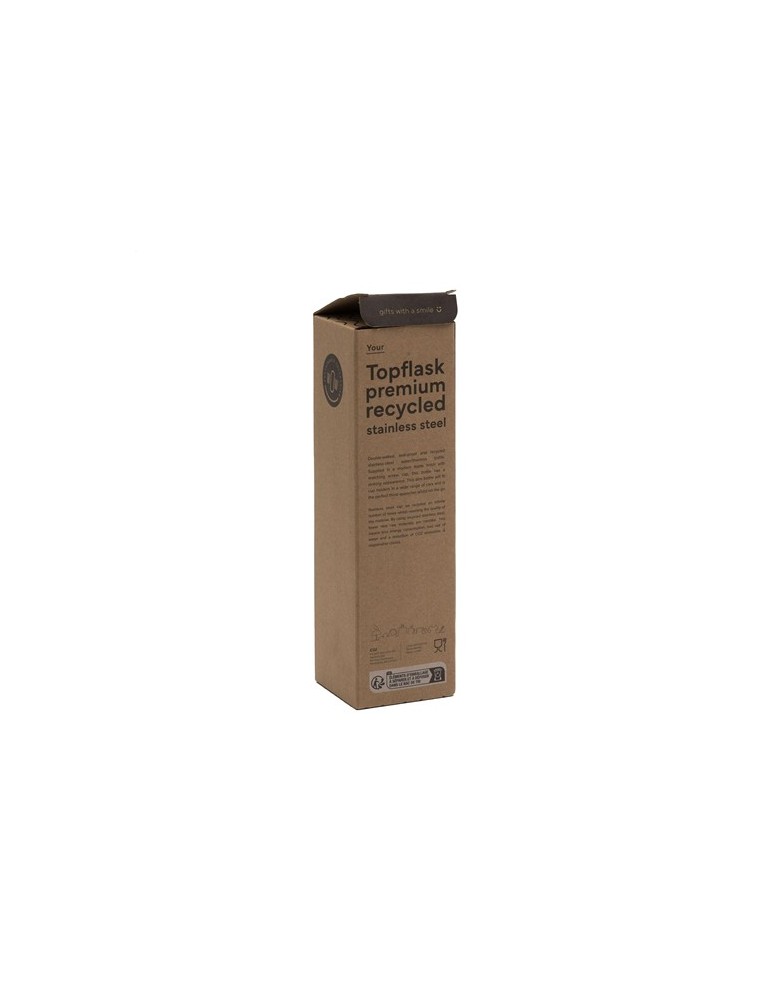 Topflask Premium RCS Recycled Steel 500 ml bouteille