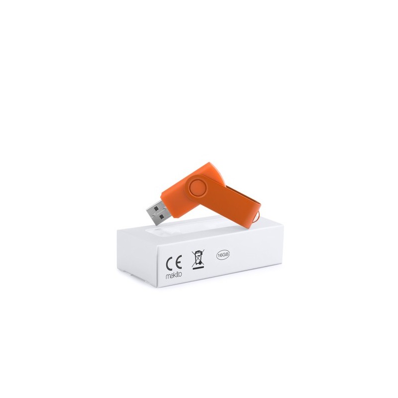 Clé USB Personnalisée 16Go Éco-responsable - Survet, Idéale pour vos Cadeaux d'Entreprise Couleurs : blanc goodies publicitaire 