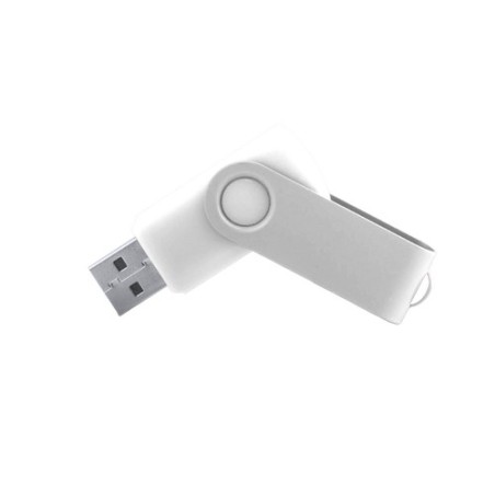 Clé USB Personnalisée 16Go Éco-responsable - Survet, Idéale pour vos Cadeaux d'Entreprise Couleurs : blanc personnalisable avec 