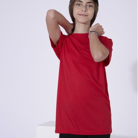 T-Shirt Sportif Enfant Personnalisé - Tecnic Dinamic Matières : polyester Taille textile : 4/5 ans Couleurs : noir accessoire év