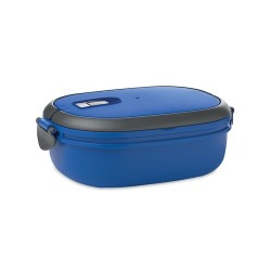 Lunch Box Hermétique Personnalisée en PP - LUX LUNCH Matières : polypropylène (PP) Couleurs : bleu royal cadeau entreprise pas c