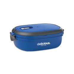 Lunch Box Hermétique Personnalisée en PP - LUX LUNCH Matières : polypropylène (PP) Couleurs : bleu royal cadeau client original