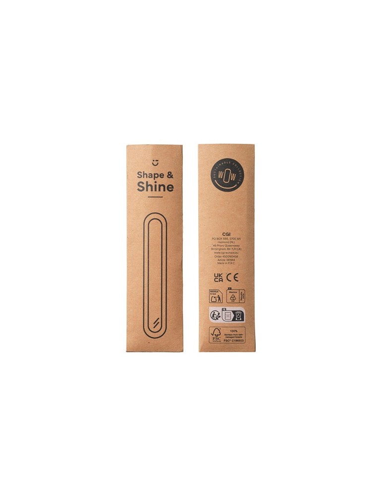 Shape & Shine Bamboo lime à ongles,