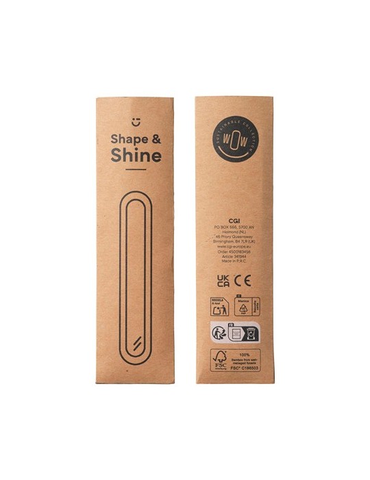Shape & Shine Bamboo lime à ongles,