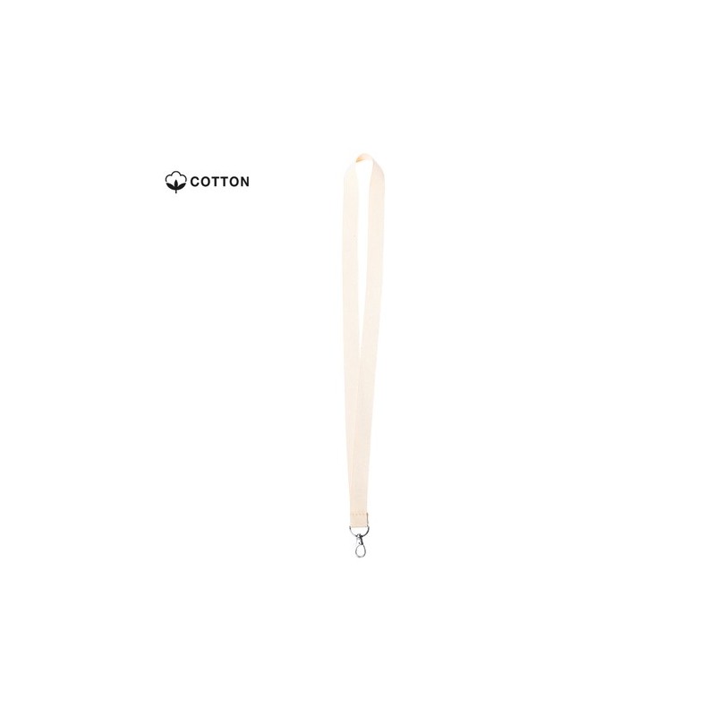 Lanyard Éco-Friendly Personnalisé en Coton - Mirok, Objet Publicitaire Pas Cher Matières : coton