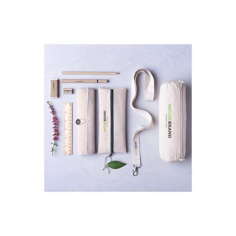 Lanyard Éco-Friendly Personnalisé en Coton - Mirok, Objet Publicitaire Pas Cher Matières : coton livraison express 24h 48h