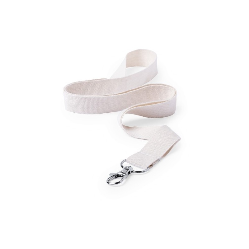 Lanyard Éco-Friendly Personnalisé en Coton - Mirok, Objet Publicitaire Pas Cher Matières : coton objet promotionnel éco-responsa