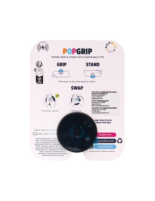 PopSockets® 2.0 PopGrip support pour téléphone