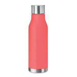 Bouteille Éco-responsable en RPET 600ml Personnalisée GLACIER Matières : PET recyclé Couleurs : rouge transparent