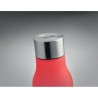 Bouteille Éco-responsable en RPET 600ml Personnalisée GLACIER Matières : PET recyclé Couleurs : rouge transparent marquage laser