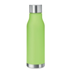 Bouteille Éco-responsable en RPET 600ml Personnalisée GLACIER Matières : PET recyclé Couleurs : vert citron transparent livraiso