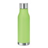 Bouteille Éco-responsable en RPET 600ml Personnalisée GLACIER Matières : PET recyclé Couleurs : vert citron transparent livraiso