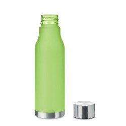 Bouteille Éco-responsable en RPET 600ml Personnalisée GLACIER Matières : PET recyclé Couleurs : vert citron transparent cadeau a