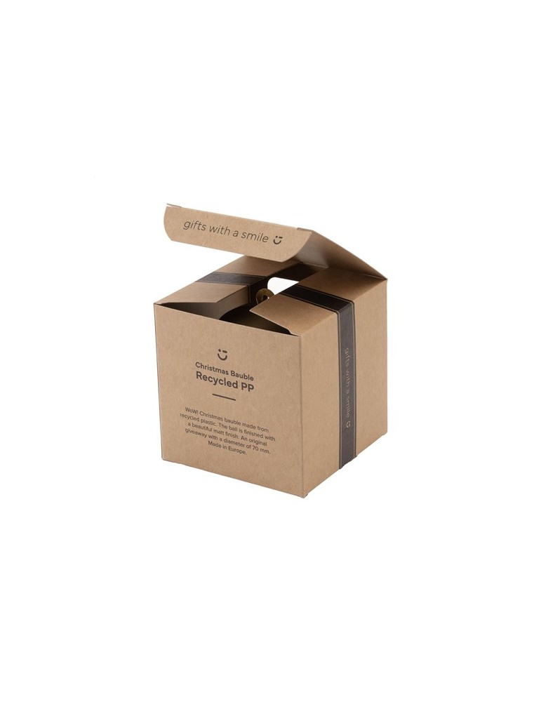 Boule de Noël Ø7cm Recycled PP Box - Made in Europe