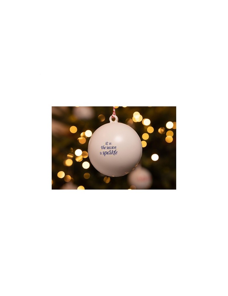 Boule de Noël Ø7cm Recycled PP Box - Made in Europe
