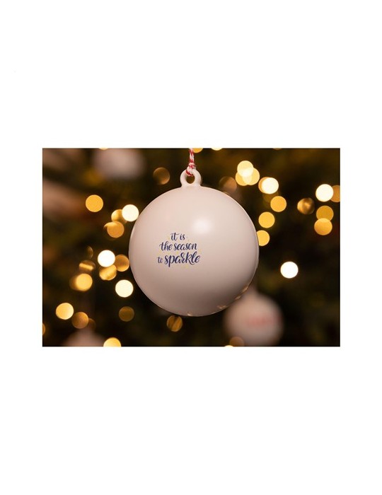 Boule de Noël Ø7cm Recycled PP Box - Made in Europe