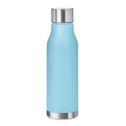 Bouteille Éco-responsable en RPET 600ml Personnalisée GLACIER Matières : PET recyclé Couleurs : rouge transparent 2