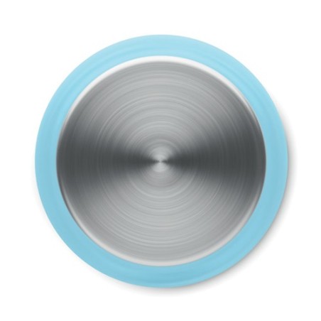 Bouteille Éco-responsable en RPET 600ml Personnalisée GLACIER Matières : PET recyclé Couleurs : bleu clair transparent goodies e