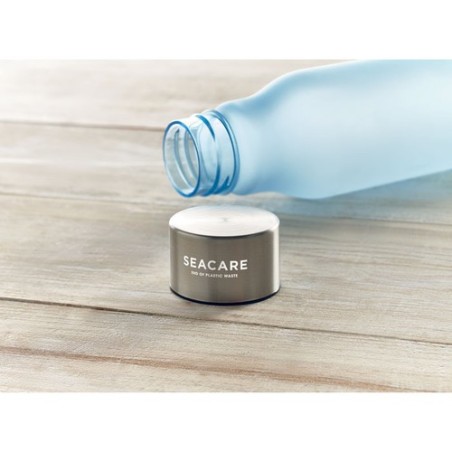 Bouteille Éco-responsable en RPET 600ml Personnalisée GLACIER Matières : PET recyclé Couleurs : bleu clair transparent goodies p