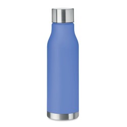 Bouteille Éco-responsable en RPET 600ml Personnalisée GLACIER Matières : PET recyclé Couleurs : bleu royal impression haute défi