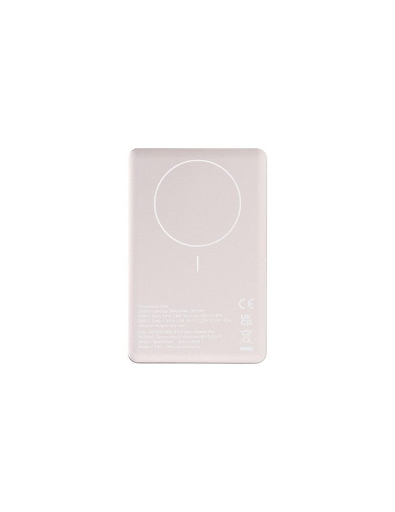 Wireless RCS Recycled Alu Magsafe Powerbank 10000
