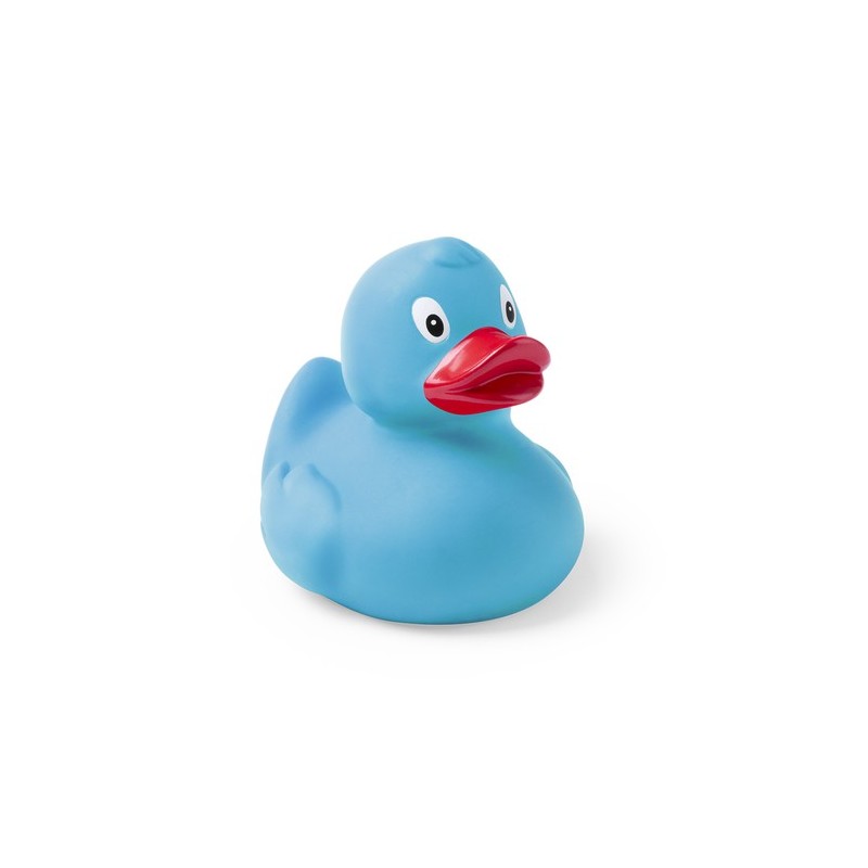 Canard Publicitaire Original - Koldy Objet Matières : PVC Couleurs : bleu clair goodies publicitaire événementiel
