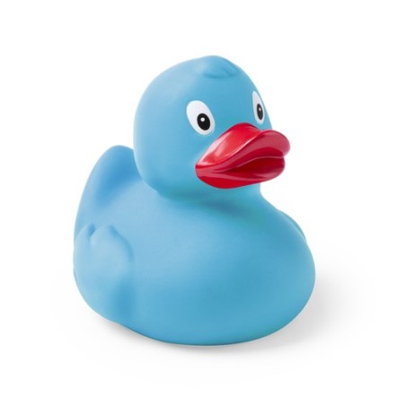 Canard Publicitaire Original - Koldy Objet Matières : PVC Couleurs : bleu clair goodies publicitaire événementiel