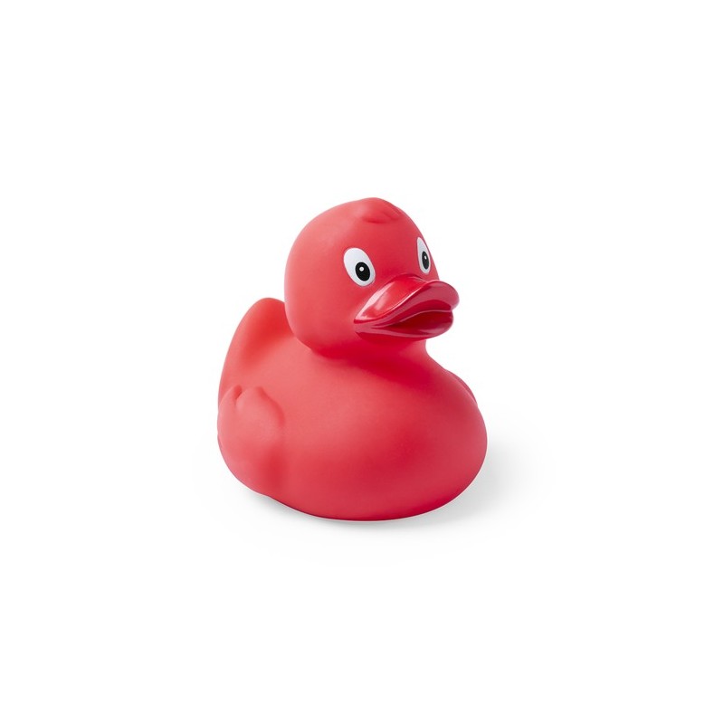 Canard Publicitaire Original - Koldy Objet Matières : PVC Couleurs : rouge personnalisable avec votre logo
