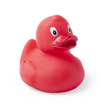 Canard Publicitaire Original - Koldy Objet Matières : PVC Couleurs : rouge personnalisable avec votre logo