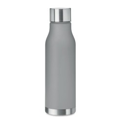Bouteille Éco-responsable en RPET 600ml Personnalisée GLACIER Matières : PET recyclé Couleurs : gris transparent cadeau entrepri